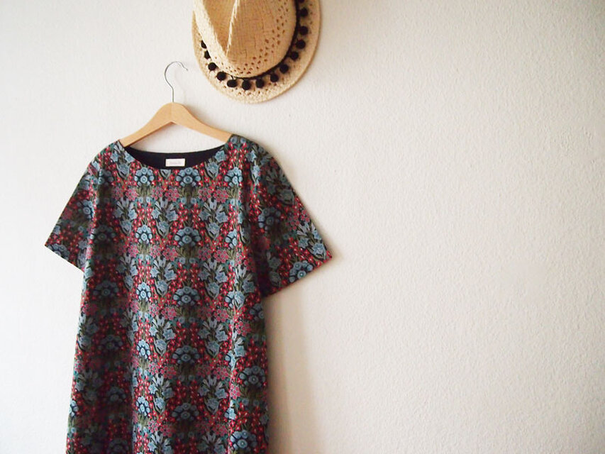 Liberty：Moutain primrose(マウンテンプリムローズ）シンプルワンピース