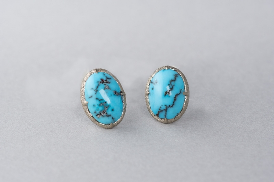 Binoche トルコ石ピアス