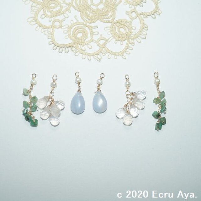 *春を彩る*春色3wayピアスチャーム