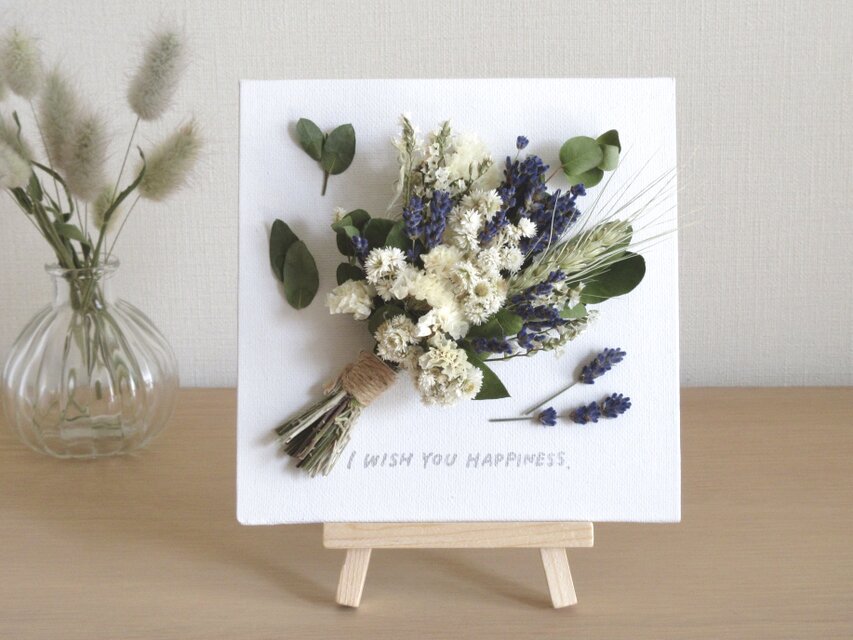 canvas mini＊ラベンダーブーケ＊母の日ギフト承ります