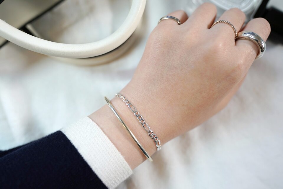 SILVER925 *フィガロチェーンブレスレット | iichi 日々の暮らしを