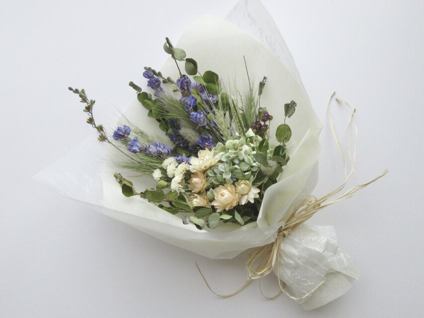 スワッグブーケ＊white＊母の日ギフト承ります