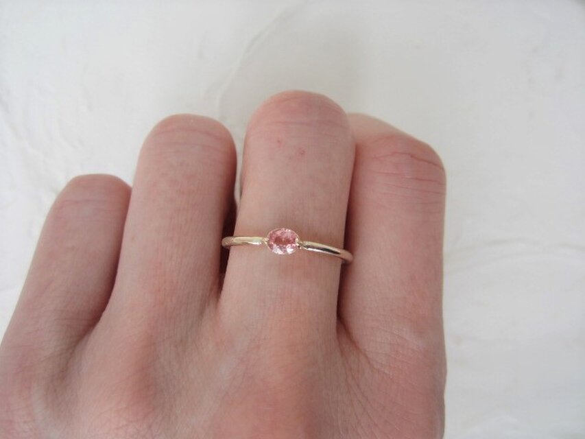 パパラチアサファイア・リング（k10） | iichi 日々の暮らしを