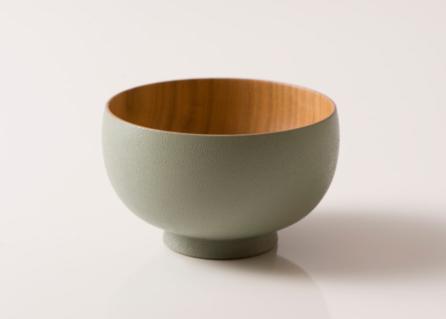 しらさぎ椀M sibo ナチュラル×グリーン