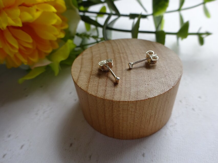 とっても小さなピアス　円柱タイプ