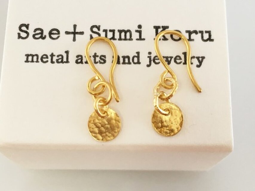 K24 Pure Gold Classic Earrings◇純金のクラシックピアス◇揺れる