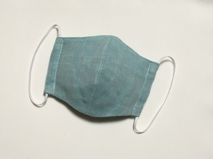 大人用立体マスク フロスティグリーン