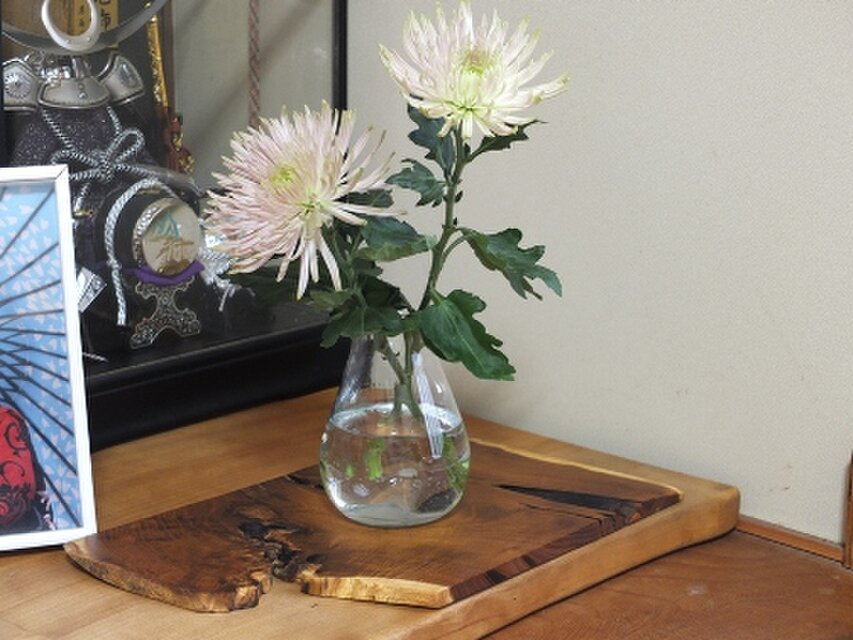 天然木花台・飾り台　ＮＯ．6　桑の天然木