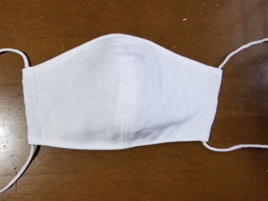 Sale  二枚一組　さらしと藍染め浴衣　立体マスク