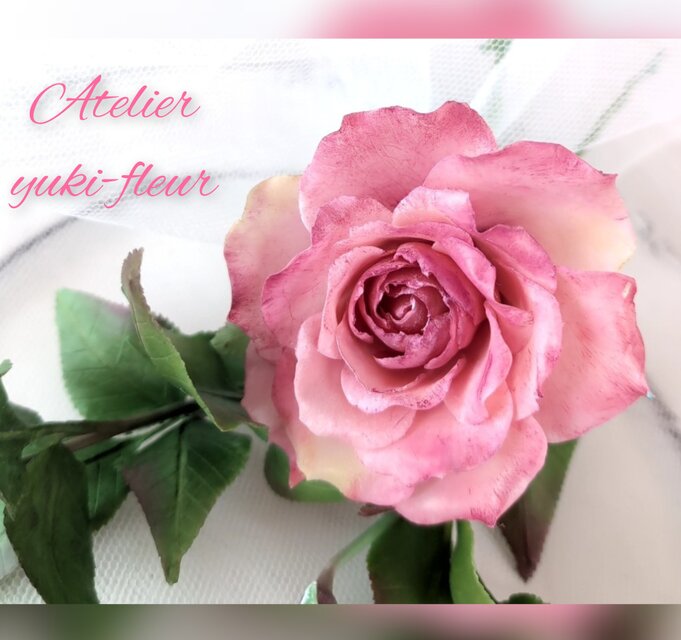 【専用です】クレイフラワー♡ロココ調薔薇のフラワーアレンジメント♡ハンドメイド b2fead8c429813b98d196c8fab4ca7