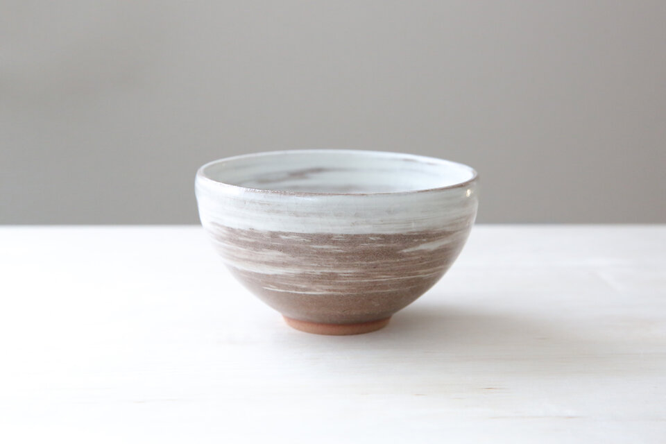 刷毛目模様の飯碗 ＊ 1