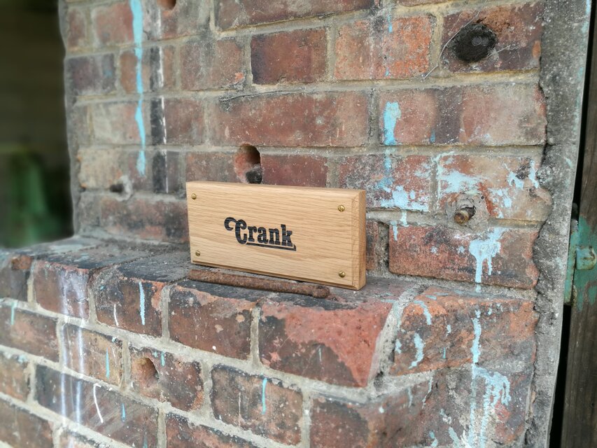 オーク（楢）　真鍮ネジ付き表札