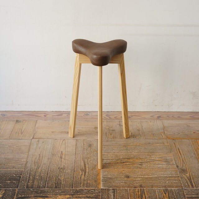 キッチンスツール マタ美 SH670 (ナチュラル×ブラウン)