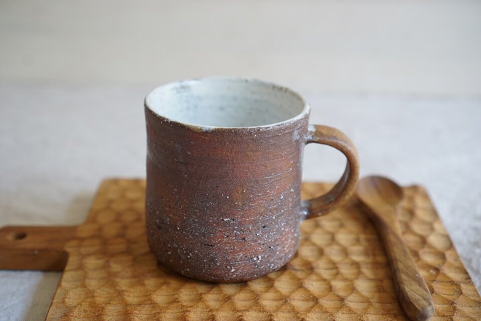 赤銅色のマグカップ　No.506