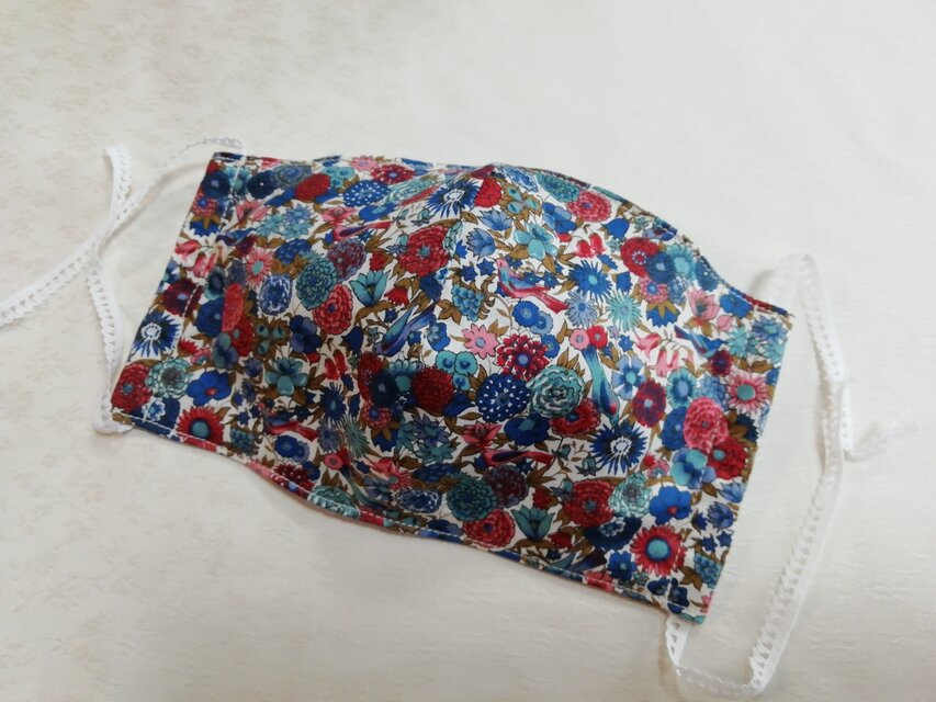 ★リバティ立体マスク＊大人サイズ★