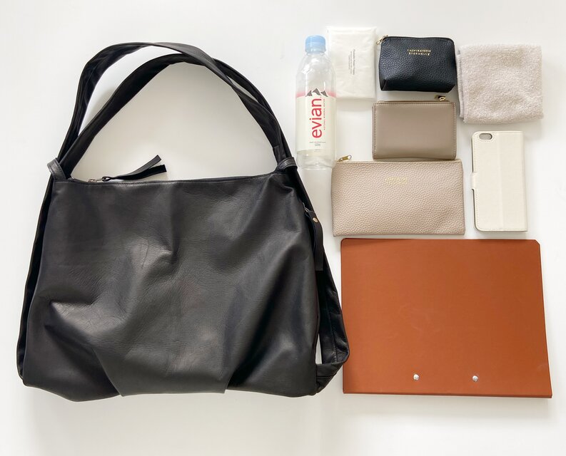 馬革＊ブラック＊ソフトで軽い2wayリュック＊A4収納可 | iichi 日々の