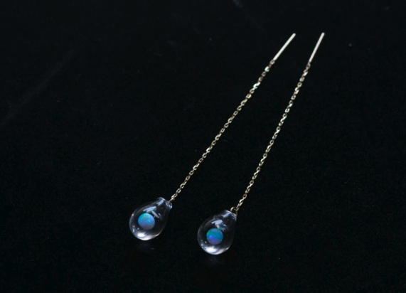 moonアロマピアス チェーン  [SV925ニッケルフリーロジウムメッキ]