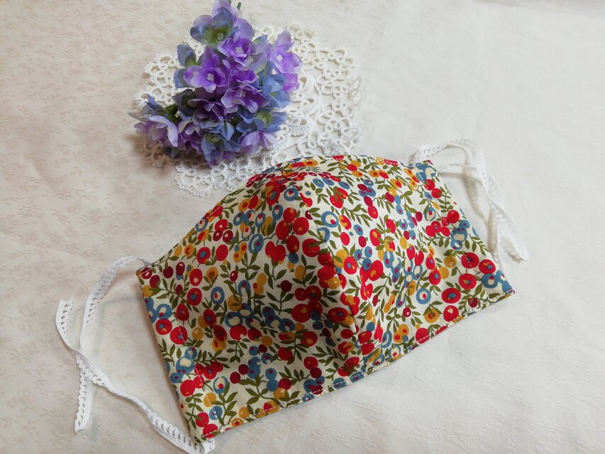 ★リバティ立体マスク＊大人サイズ★