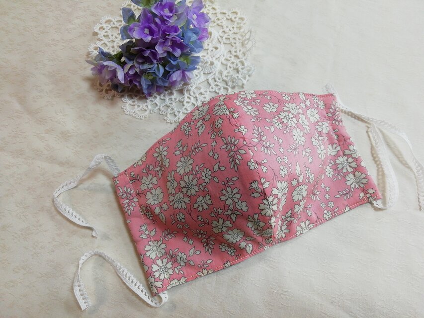 ★リバティ立体マスク＊大人サイズ★