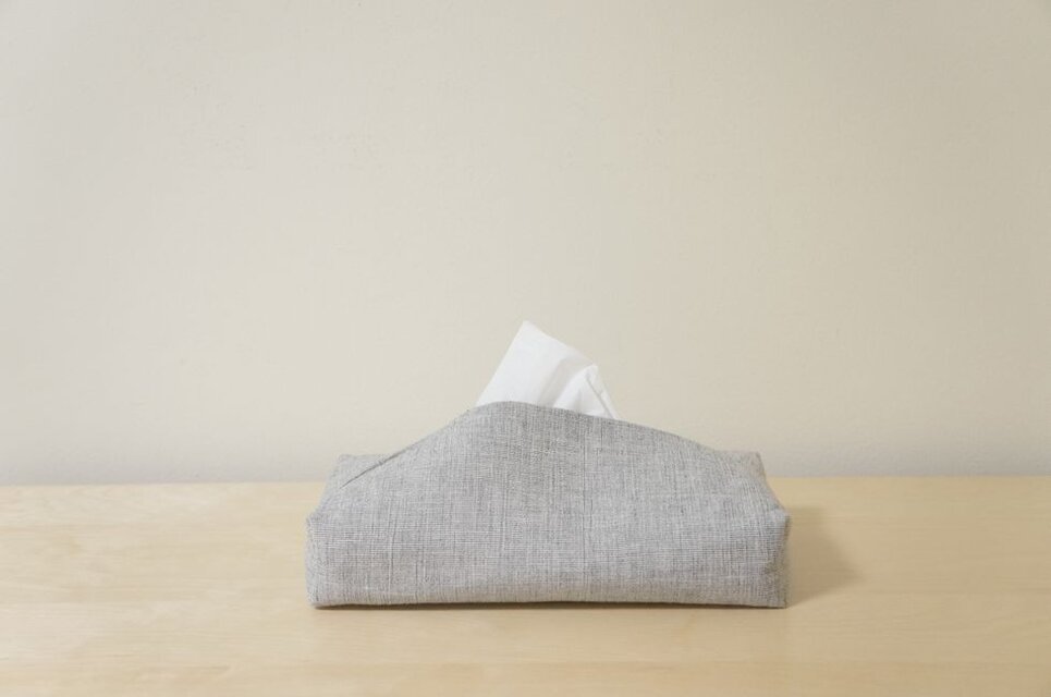 ティッシュカバー：ダンガリー