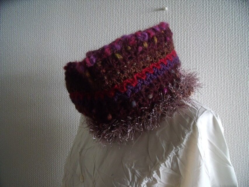 多色使いのネックウォーマー（Ｗ様ご予約品）