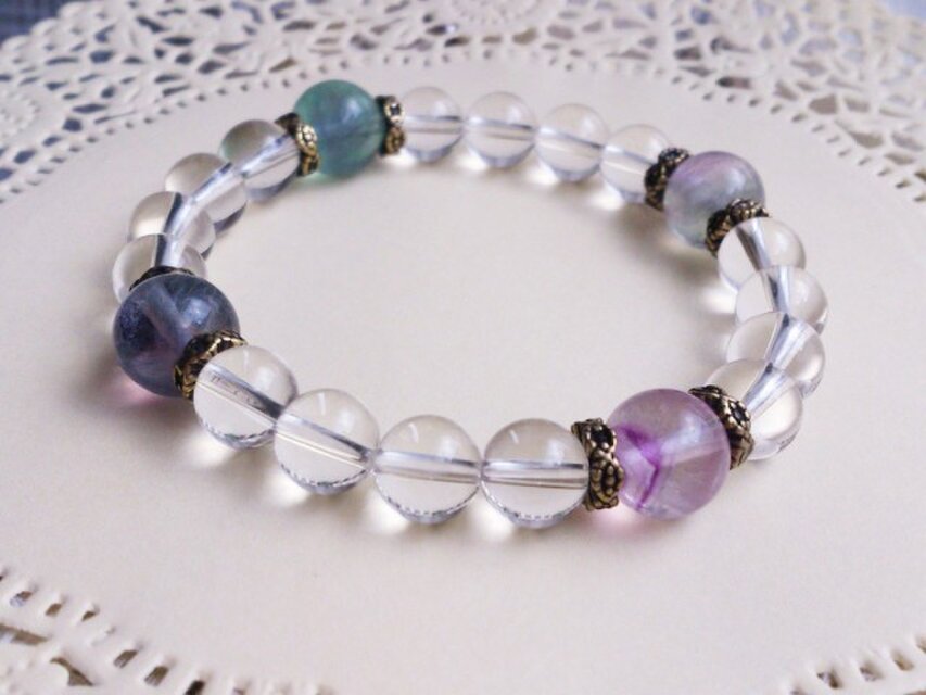 蛍石のブレスレット