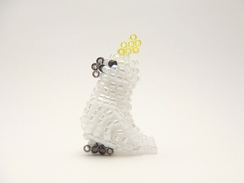 キバタン・ビーズ（ストラップ/ブローチを選択）