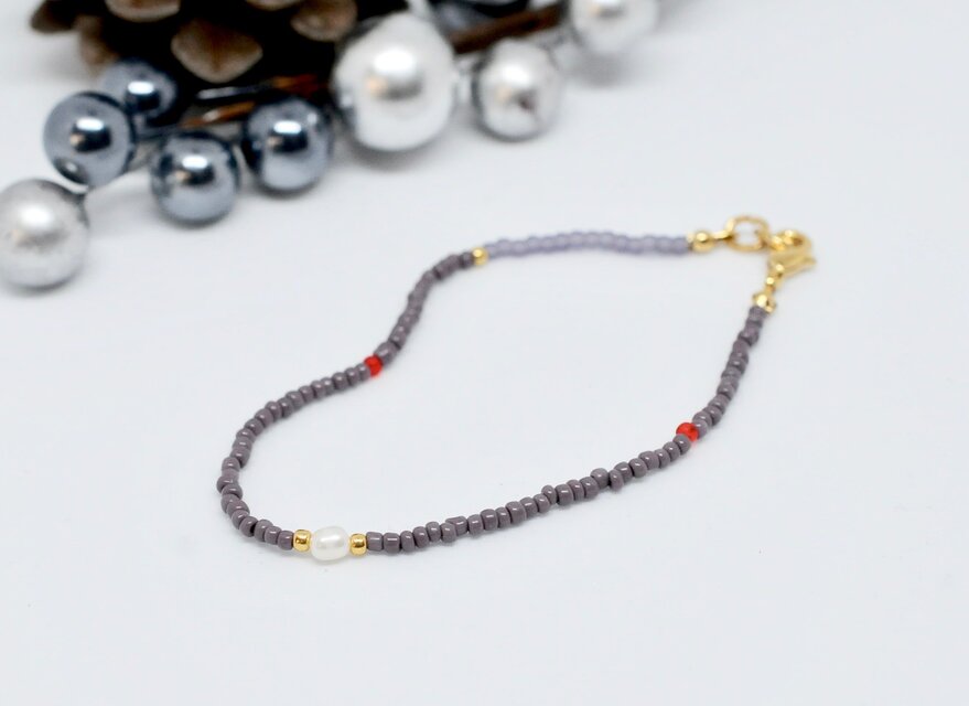 シードビーズ　シングルブレスレット