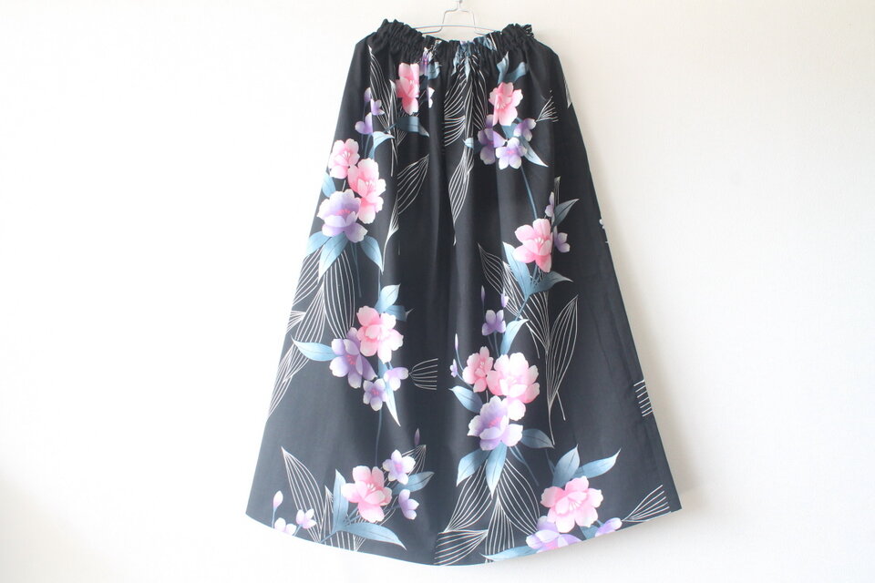 ☆浴衣ロングスカート☆花柄♪【再販】/31ys92