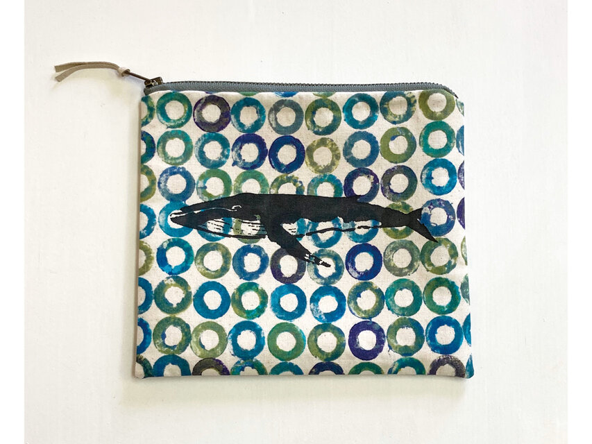 ファスナーポーチ［つみき×ザトウクジラ］