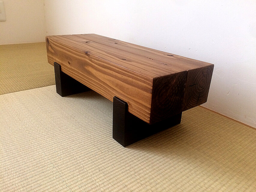無垢材の木製飾り台・花台｜幅50cm｜置き台・踏み台｜オーダー対応