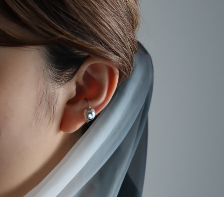 ［石モチーフ］イヤーカフSilver925 軽量