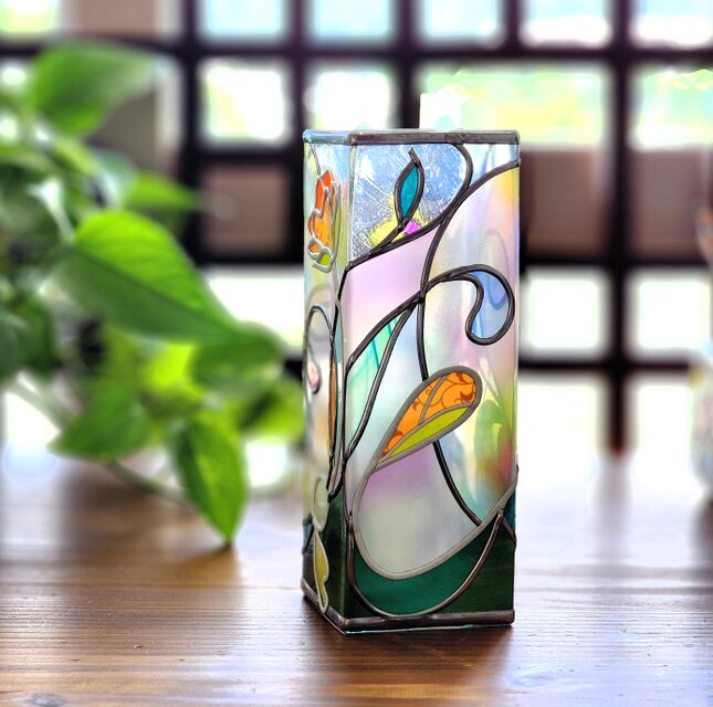 受注：ガラス花瓶『Newフェアリーのお花畑』 | iichi 日々の暮らしを