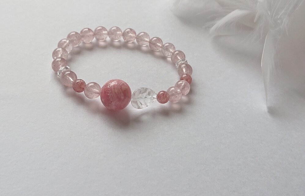 *インカローズが咲くブレスレット