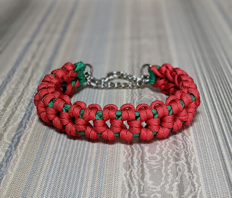 どんな毛色のわんちゃんにもお似合い　ハーフチョークチェーンタイプ　小型 中型犬用 （４ｍｍ中糸抜き）