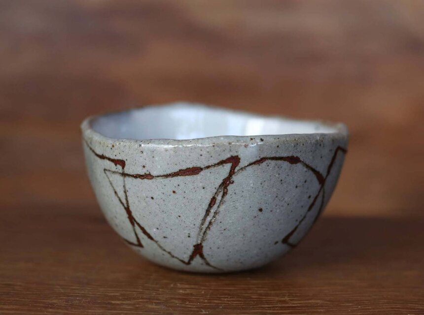 マル・サンカク・シカク、透明釉ボウル