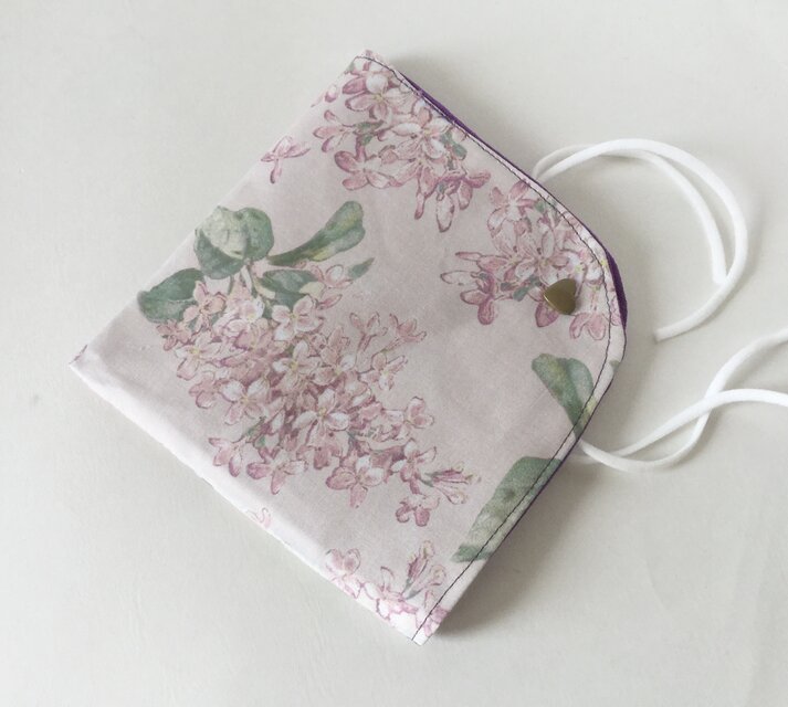 リバティ　アーカイブライラック　マスクケース　