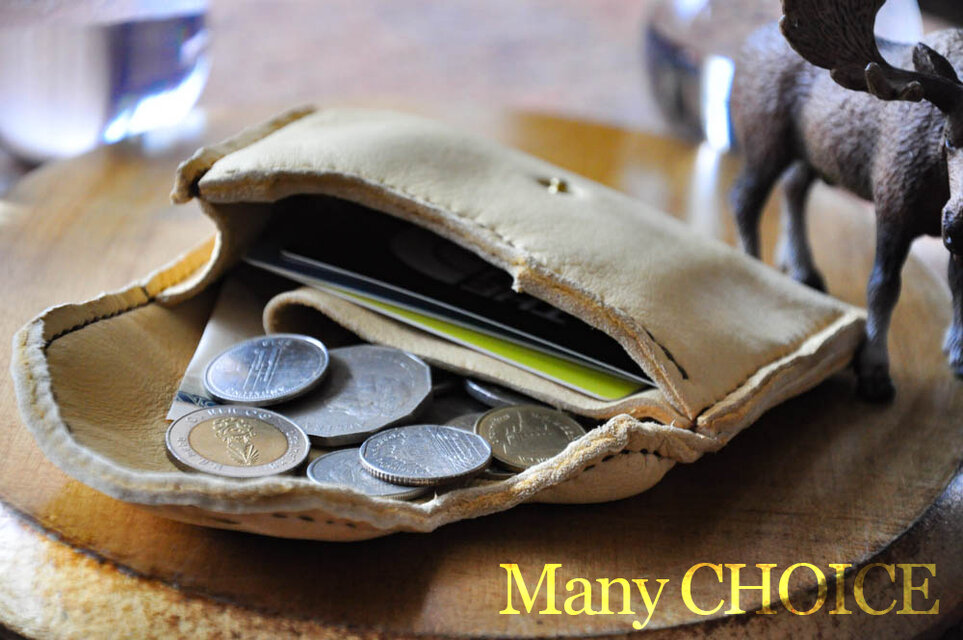 やみつきエルクのミニマム財布（レモンドロップ）