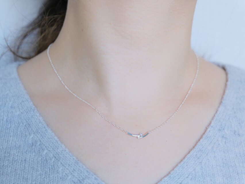 lítið perla necklace2：ベビーパールネックレス silver925 シルバー