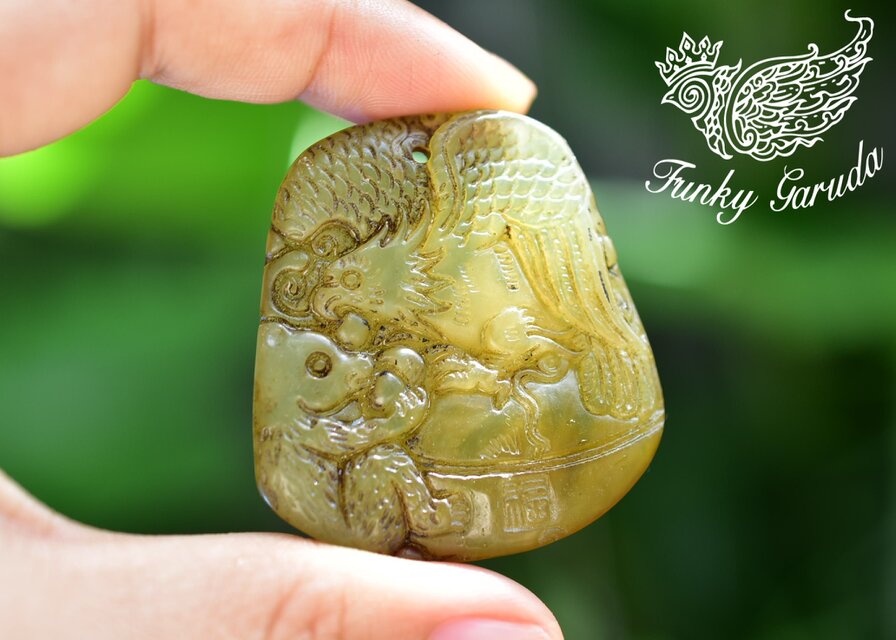 中国伝統美術★手彫り★ルース age005