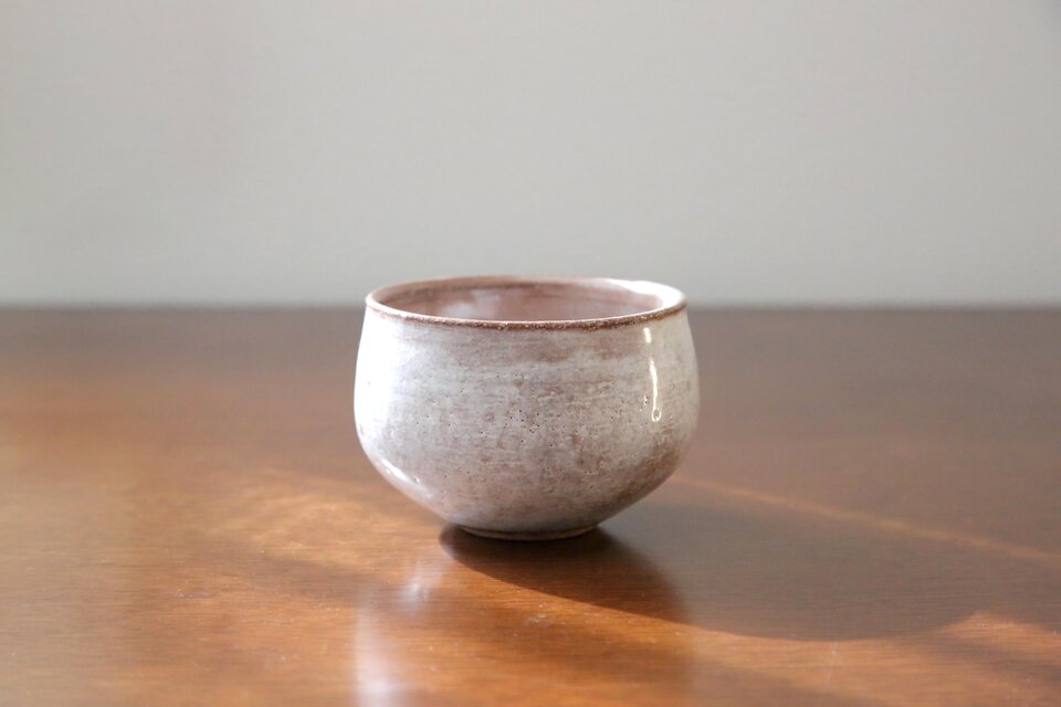 土薫る 粉引のカフェオレボウル ＊ １
