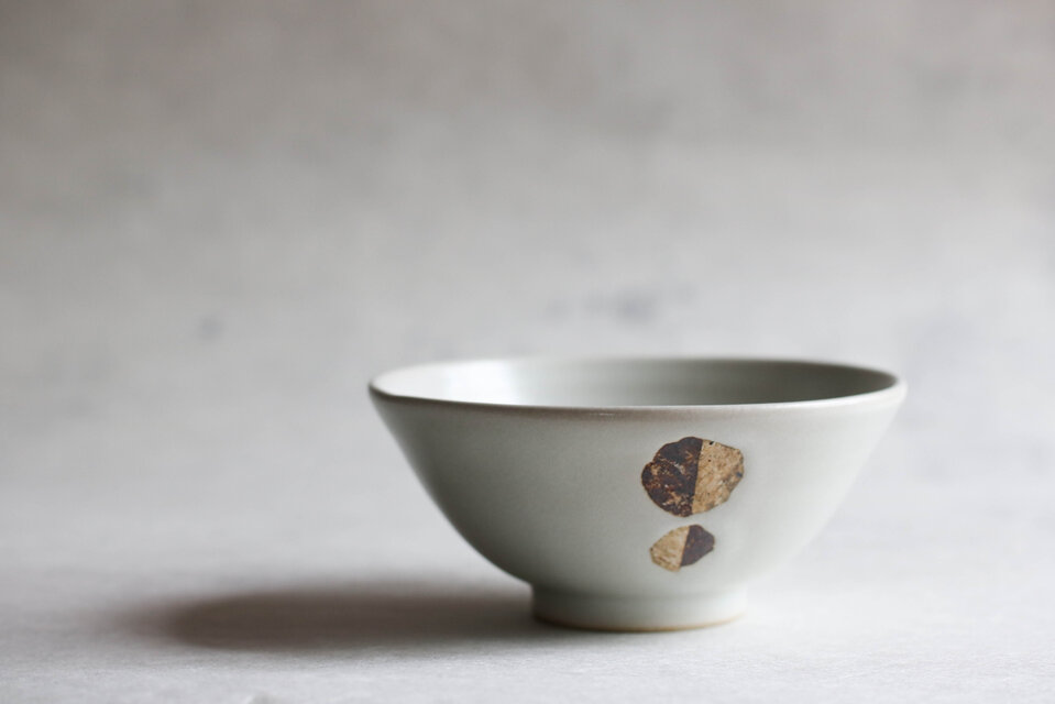 白釉飯碗（大）