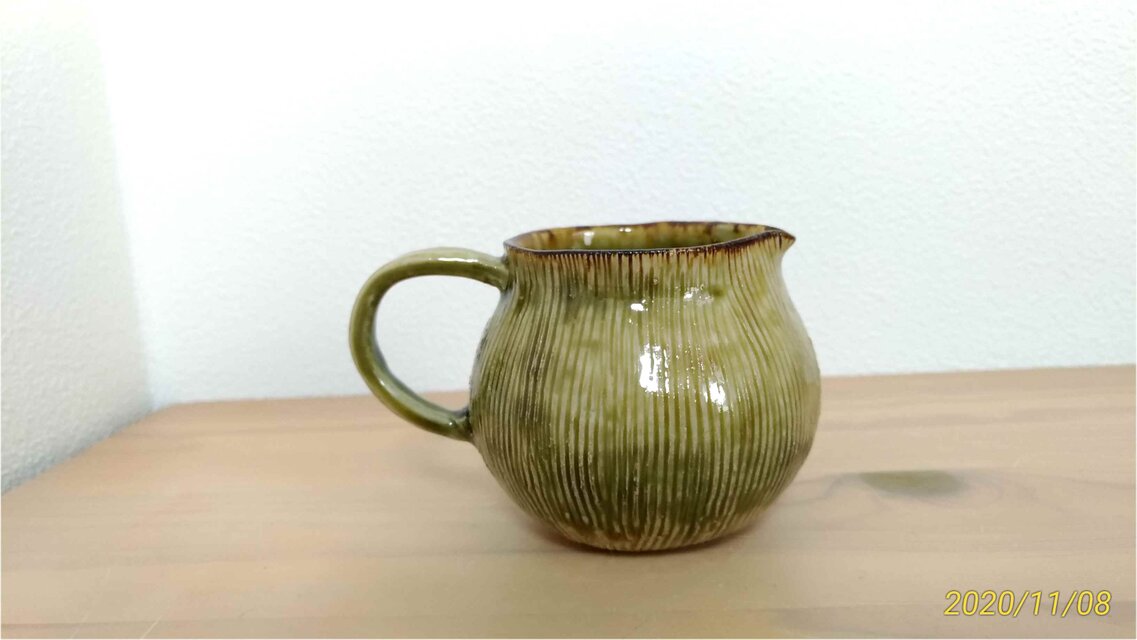 織部ピッチャー②