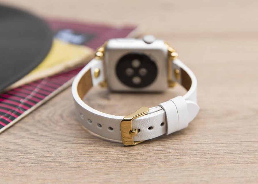 高級革使用 腕時計ベルト アップルウォッチバンド フランス産高級レザ