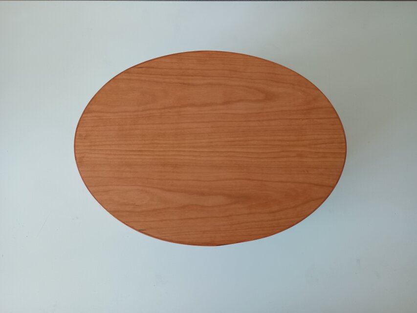 楓メイプル 瘤杢 ミニ食蘢 香合 桐箱入り 楓メイプル 瘤杢 ミニ食