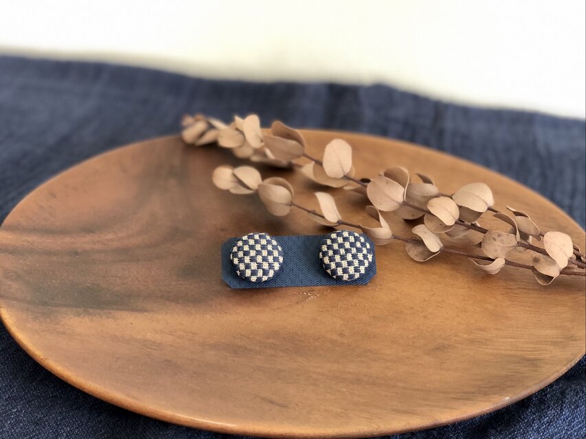 ◉こぎん刺しピアス◉