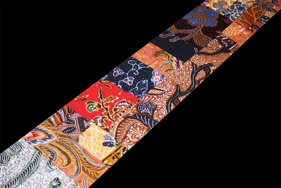 キリバミ 半幅帯 ジャワ更紗 半幅帯 キリバミ リバーシブル | iichi 日々の暮らしを