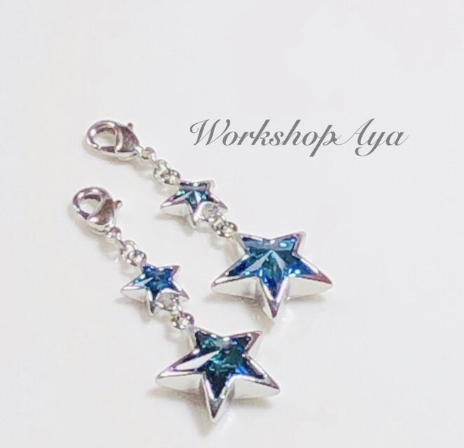 聖夜の星マスクチャーム（バミューダブルー）