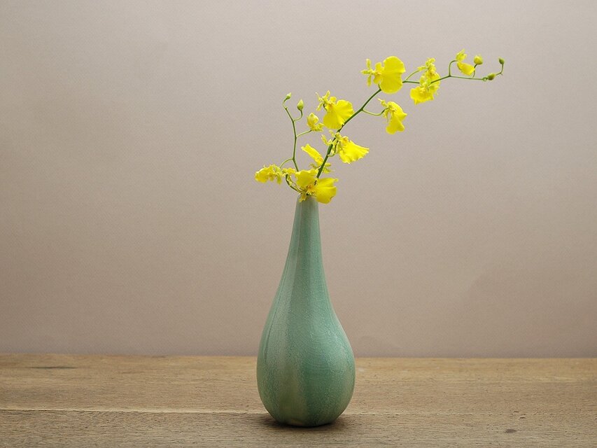 一輪挿し：Hyou［緑想］