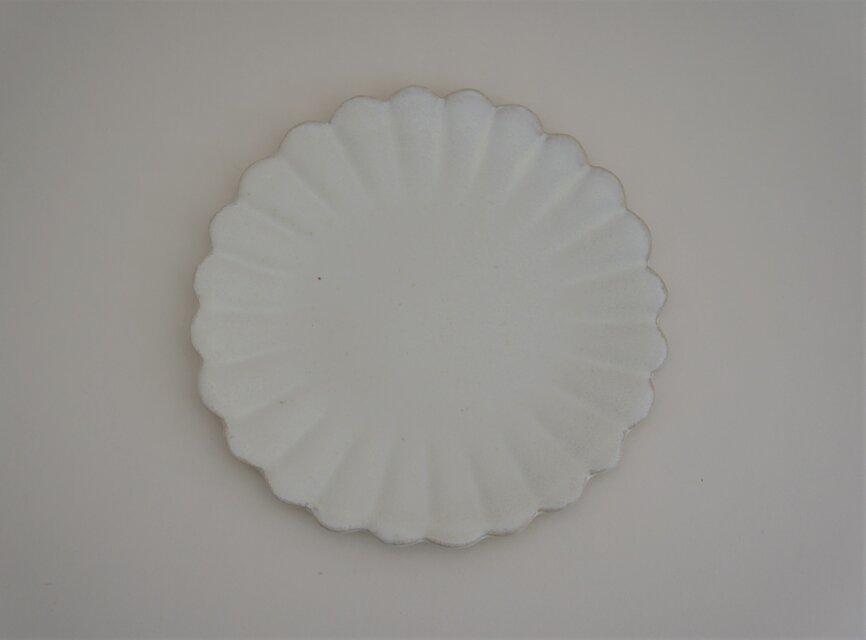 花皿　ミルク　L